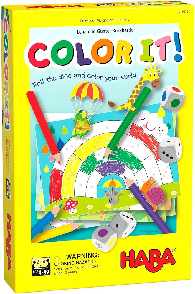 Color It! – Children's Coloring Board Game | HABA