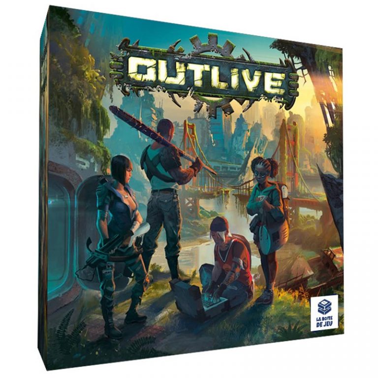 Outlive – Post-Apocalyptic Survival Board Game (French Version)