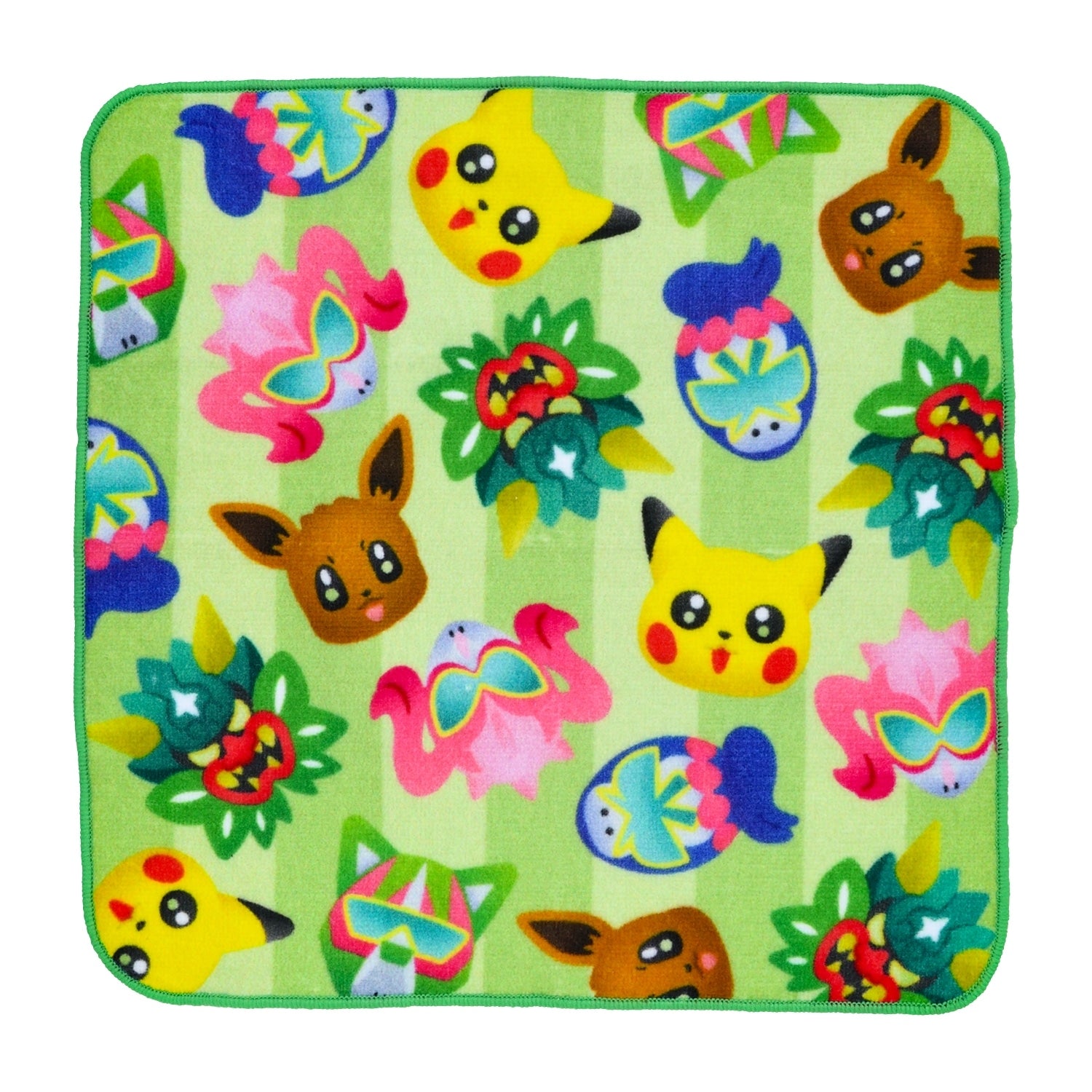 Pokémon Center Original Hand Towel – Blue Mask Pattern (Kitakami Festival)