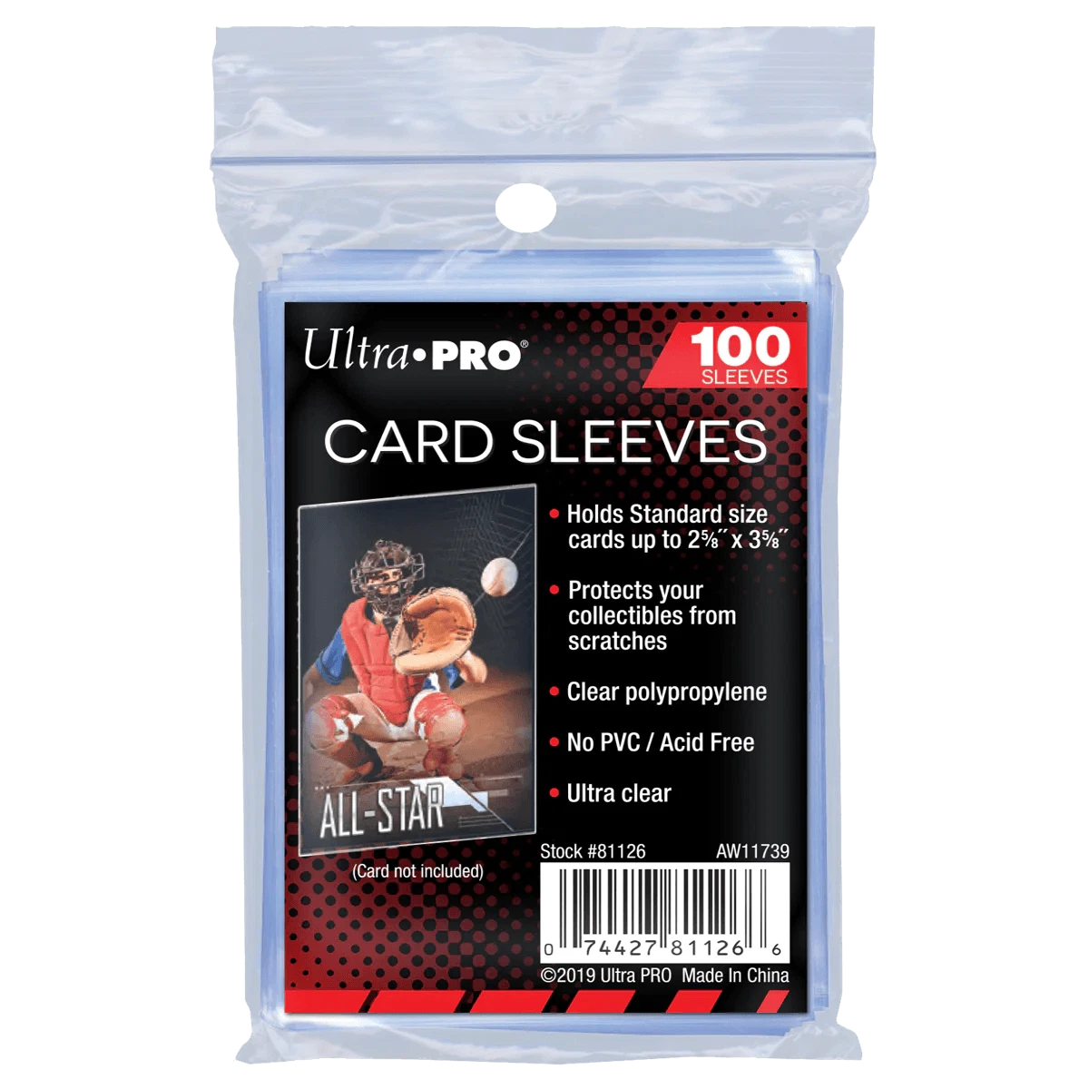 Ultra PRO Card Sleeves 100 – Penny Sleeves Standard Size Regular