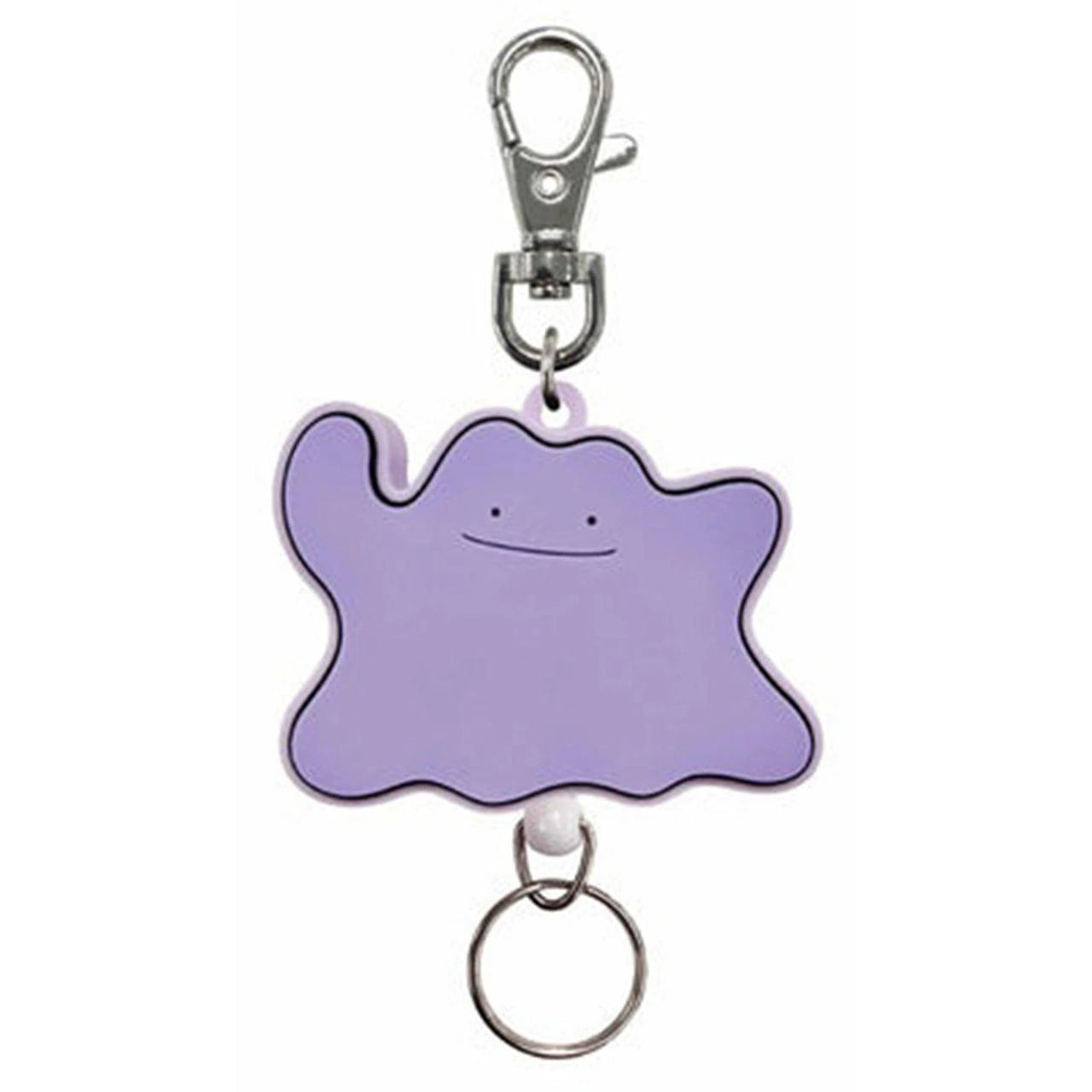 SK Japan Pokemon Rubber Reel Key Holder Ditto
