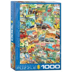 Eurographics Vintage Travel Collage